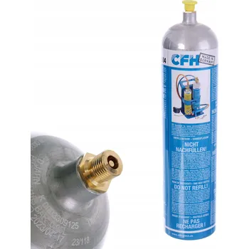 Příslušenství ke svářečce KYSLÍK DO HOŘÁKU PRO PÁJENÍ A SVAŘOVÁNÍ, OBJEM 950 ML, PLYNOVÁ NÁPLŇ