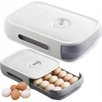 Úložný box Zásobník na vejce Przydasie.pl plast průhledný 29x21x7,5 cm