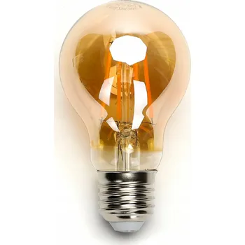 Žárovka Žárovka E27 LED filament 6W medově žlutá jantarová AMBER 2200K stmívatelná