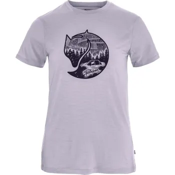 Pánské tričko Abisko Wool Fox SS W - Lavender Mist- Dark Navy L