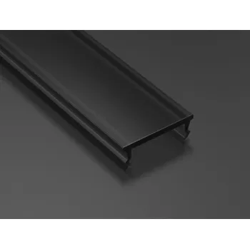 LED lišta Difuzor pro profil CV-PROFIL NANO FRACTAL PC COVER BLACK 2M (11-3397-20)délka 2m,neprůhledný barva černá GXLP1255 Greenlux