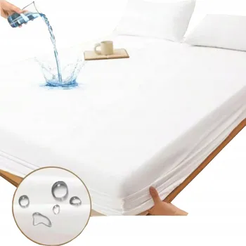 Prostěradlo Prostěradlo nepromokavé s gumou bavlna 140x200 cm NEPROMOKAVÉ bílé