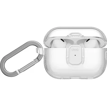 Pouzdro na mobilní telefon UNIQ Glase Pro Lock Case pouzdro AirPods Pro 3 čiré