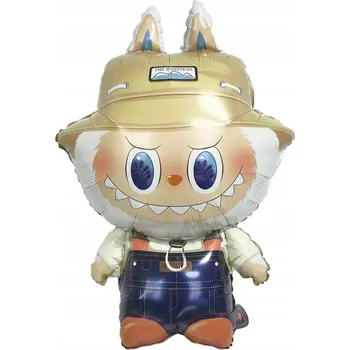 Balónek Fóliový balónek LABUBU Zahradník na hélium XXL Narozeniny Oslava Dekorace 80x53cm