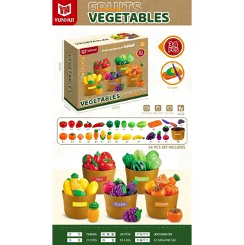 Dětská kuchyňka Sada ovoce 34 ks + Příslušenství