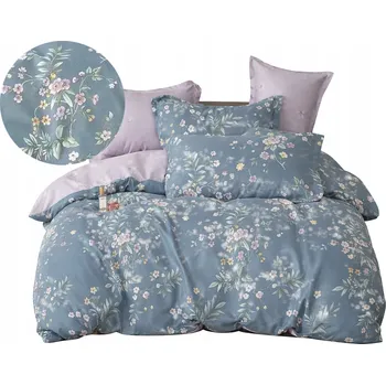 Povlečení FLANELOVÉ hřejivé povlečení 200x220 + povlaky na polštáře ČESKÁ VÝROBA 3dílné, květiny