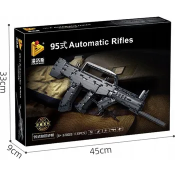 ostatní stavebnice Stavebnice Militaria Puška, 1133 dílků