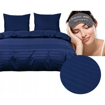 Povlečení Povlečení damašek hotelové s pruhy 160x200 šedé, ocelové, tmavě šedé