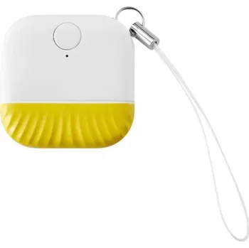 Lokátor Bluetooth vyhledávač klíčů Tuya mini žlutý, lokátor klíčů a dalších osobních věcí
