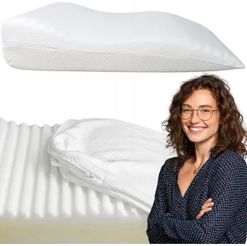 Polštář Ortopedický polštář profilovaný pod nohy 40x70 cm relaxační Senomia