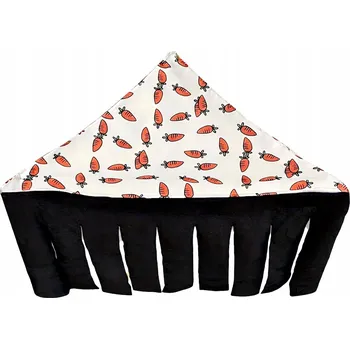 Rohová skrýš domeček pro malé zvířata hlodavce černá