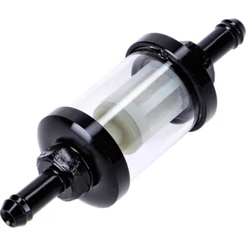 Filtr pro motocykl 101_Octane Palivový filtr 7mm omyvatelný - černý IP53380-BK