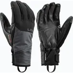 Rukavice lyžařské Leki Sparrow 3D Velikost: 8,5 černá/šedá