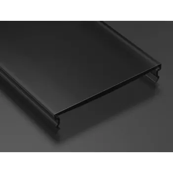 LED lišta Difuzor pro profil CV-PROFIL MIDI FRACTAL PC COVER BLACK 1M (11-3407-10)délka 1m neprůhledný barva černá GXLP2254 Greenlux
