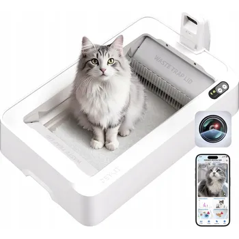 Toaleta pro kočku Samočisticí toaleta pro kočky s AI kamerou PETKIT P9905 CRYSTAL DUO