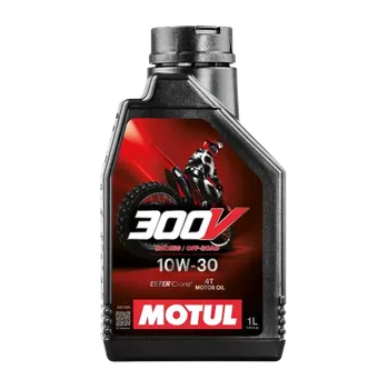 Provozní kapalina MOTUL Motorový olej 300V Factory Line Off Road 10W-30 - 1L (Závodní motorový olej 4T vyvinutý pro tovární a vysoce výkonné sériové terénní motocykly)
