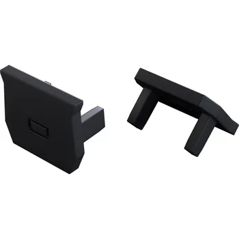 LED lišta Koncovka profilu EC-PROFIL AXEL 2IN1 BLACK (12-1512-01) GXLP1511 Greenlux