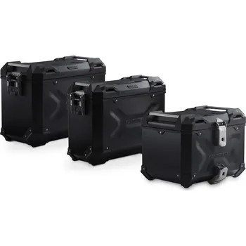 Pouzdro na brýle SW MOTECH Adventure set TRAX ADV Black. Moto Guzzi V85 Strada (24-)