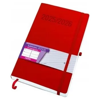 Kalendář Knižní kalendář 2025 B5 Antra červený