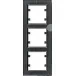 Hager trojitý Rámeček černý