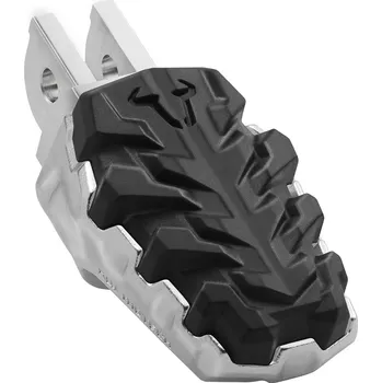 SW MOTECH EVO footrest kit Silver/black. Honda CRF1100L Africa Twin / Adv Sp
