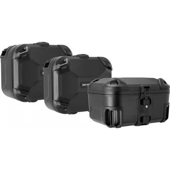 Pouzdro na brýle SW MOTECH Adventure set DUSC Black. BMW F 850/900 GS Adv. Inox racks