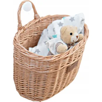 Úložný box Koš na hračky 24 x 22 cm, odstíny hnědé