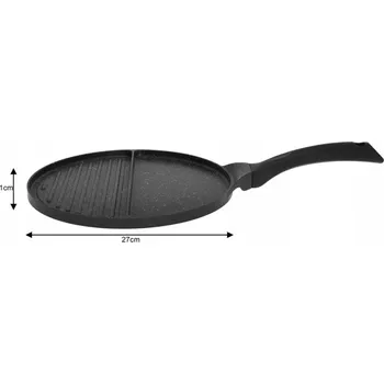 Pánev Grilovací pánev Kinghoff 4906131592345, 27 cm, granitová