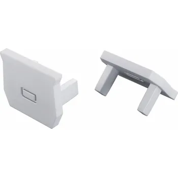 LED lišta Koncovka profilu EC-PROFIL AXEL 2IN1 WHITE (12-1511-01) barva bílá GXLP1510 Greenlux