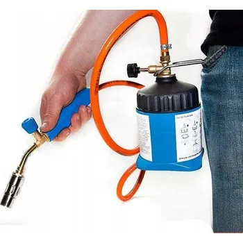 Horkovzdušná pistole PLYNOVÝ HOŘÁK NA KARTUŠE S HADICÍ PRO PÁJENÍ NATVRDO I NAMĚKKO