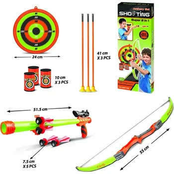 Dětská zbraň Sada 2v1 Luk a Pistole + Příslušenství