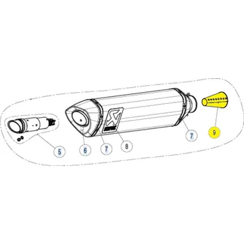 Auto-moto AKRAPOVIČ kuželová vložka SS"