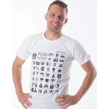 Pánské tričko NANO SILVER pánské tričko TRAVEL oranžová - M