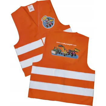 Rolly Toys 558698 oranžová reflexní vesta pro děti