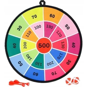 Terč na suchý zip s míčky a šipkami /ADAR