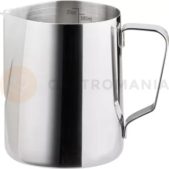 Servírovací stolek Ocelová konvice na napěnění mléka s odměrkou, 0,58 l | STALGAST, 327067