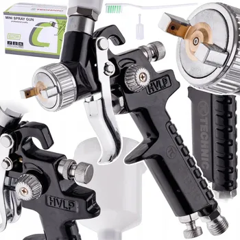Stříkací pistole MINI LAKÝRNICKÁ PISTOLE PRO STŘÍKÁNÍ, TRYSKA 1,0 MM HVLP, NÁDRŽKA 125 ML