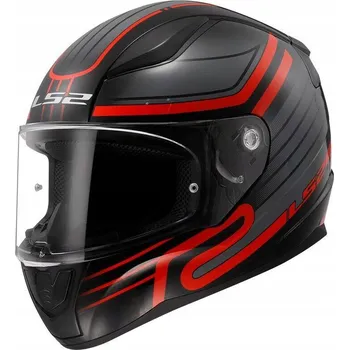 Helma na motorku Integrální helma LS2 FF353 RAPID II CIRCUIT BLACK RED s homologací ECE 22.06