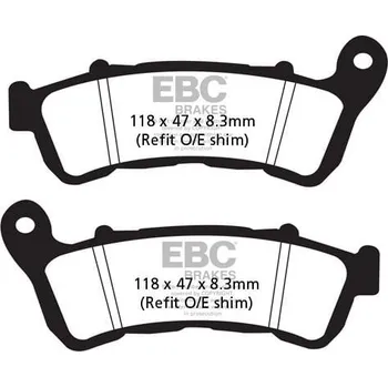 Brzdová destička Brzdové destičky EBC SFAC388 HONDA FJS 400 SW-T 2009-2016