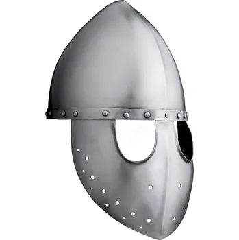 Replika zbraně Marshal Historical Románská přilba s obličejovým štítem Sangüesa