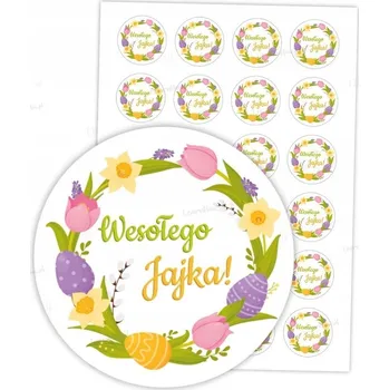samolepka SAMOLEPKY K VELIKONOCŮM - VESELÁ VAJÍČKA (24 ks) - LearnHow