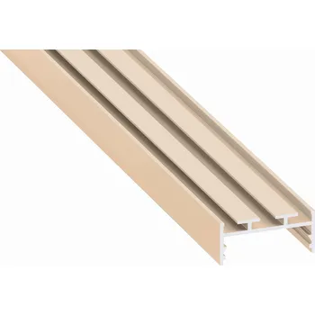LED lišta Profil hliníkový AL-PROFIL ARIA LIGHT IVORY LACQUERED 2M (10-1426-20) přisazený barva slonová kost GXLP2089 Greenlux