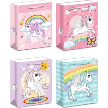 Dárková taška Dárkové tašky WK 22338 S mix vzorů 12 kusů -