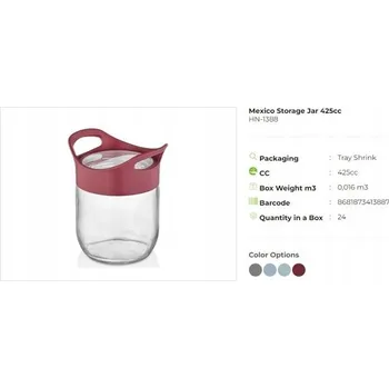 Dóza na potraviny Stylová dóza na uskladnění, 425 ml