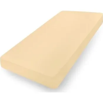 Příslušenství pro dětskou postel a kolébku Maceshka Prostěradlo nepropustné Jersey 140x70cm 04 žlutá