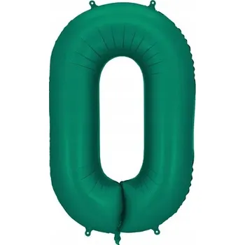 Balónek Foliový balónek Číslice 0 - Láhev Zeleň - 86 cm