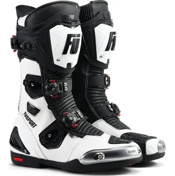 Moto obuv FÜSPORT boty XR1 white/black/white - 39