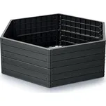 Prosperplast Vyvýšený záhon Prosperplast BASE WOODY antracit 148 cm