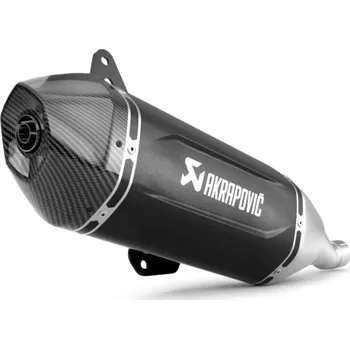 Auto-moto AKRAPOVIČ tlumič výfuku nerez/černý pro vespa gts 12"