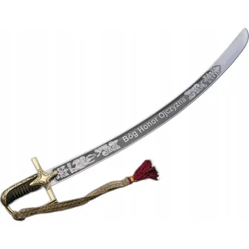Replika zbraně HUSARSKÁ ŠAVLE VZOR 1750 BEZ POCHVY "BŮH ČEST VLAST"